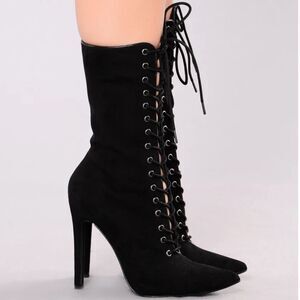 Lace up Heel Fashion Nova with Box 6.5 Women’s